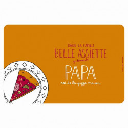 Set de table EMATCH Belle assiette Papa - DLP