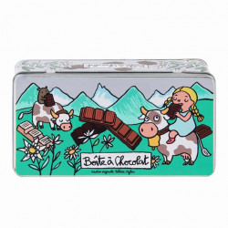 Boite à Chocolat Tablettes Alpes - DLP 