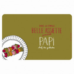 Set de table EMATCH Belle assiette Papi - DLP