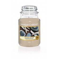 Bougie jarre GM Bois en bord de mer - YANKEE CANDLE 