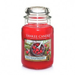 Bougie jarre GM Framboise rouge - YANKEE CANDLE 