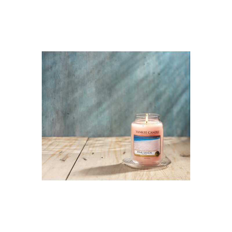 Bougie jarre GM Sables roses - YANKEE CANDLE 