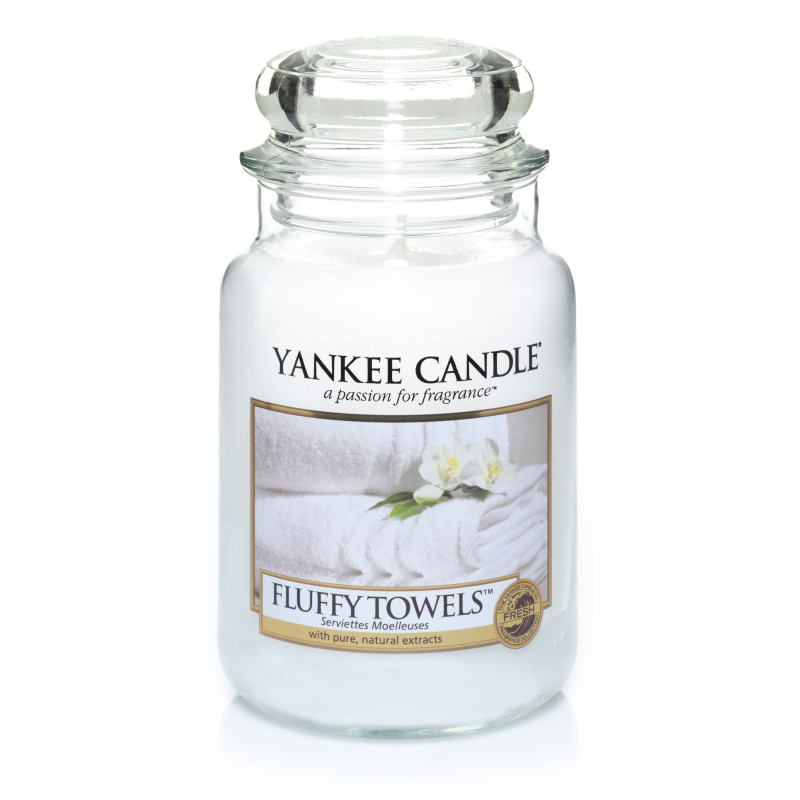 Bougie jarre GM Serviettes moelleuses - YANKEE CANDLE 