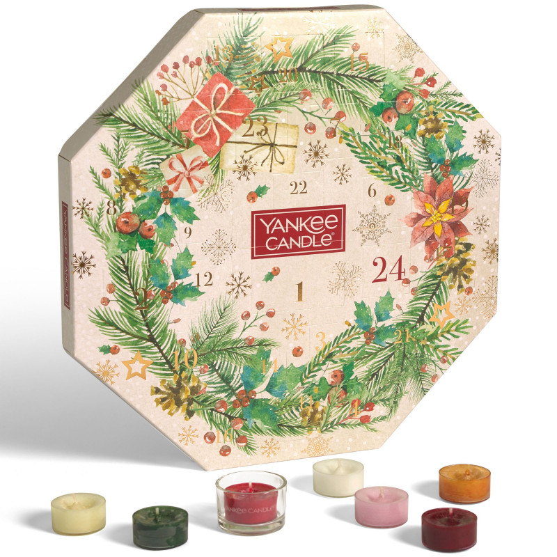 Coffret calendrier de l'Avent 24 lumignons YANKEE CANDLE Desjardins.fr