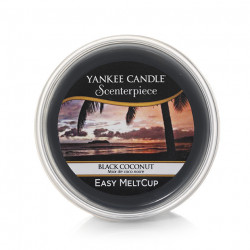 Coupelle de cire Noix de coco noire ø8.5 - YANKEE CANDLE 