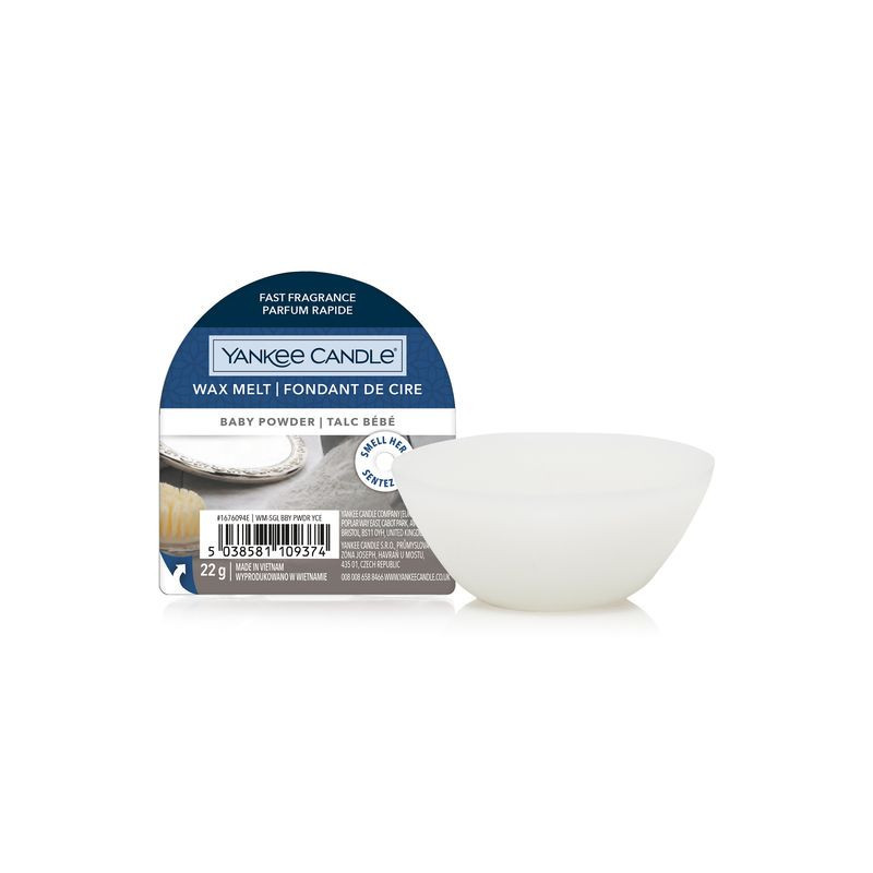 Fondants de cire Talc de bébé - YANKEE CANDLE 