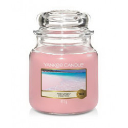 Bougie jarre MM Sable rose - YANKEE CANDLE 