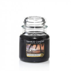 Bougie jarre MM Noix de coco noir - YANKEE CANDLE 