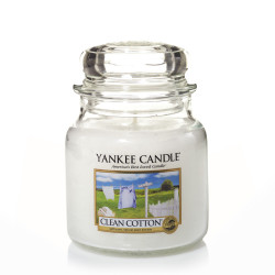 Bougie jarre MM Coton - YANKEE CANDLE 