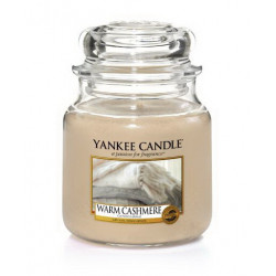 Bougie jarre MM Cachemire délicat - YANKEE CANDLE 