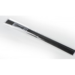 Packs rotin 12 brins noir polybag   - GOA 