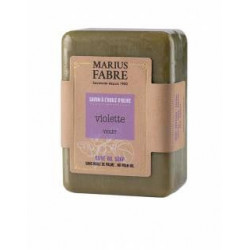 Savonnette 150 g Violette à l'huile d'olive 1900 - SAVONNERIE MARIUS FABRE 