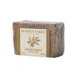 Savon d'Alep 200 g à l'huile d'olive et de lauri - SAVONNERIE MARIUS FABRE 