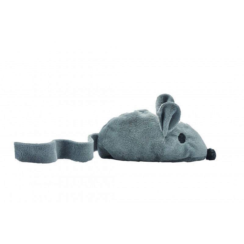 Jouet souris grise avec valériane - BUBIMEX 