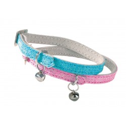 Collier pour chat Pailleté bleu