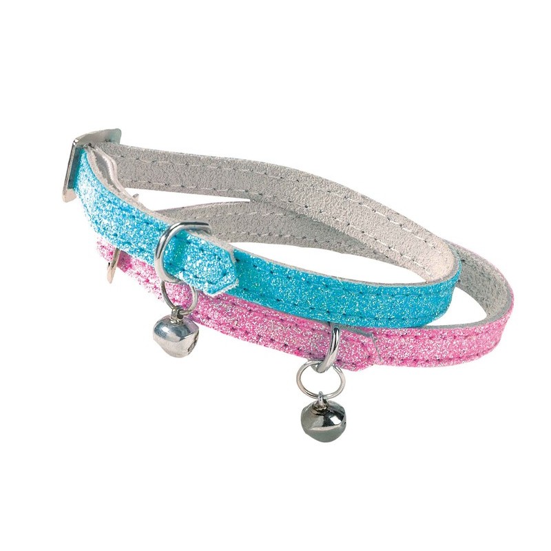 Collier pour chat Pailleté bleu Collier pour chat Pailleté bleu