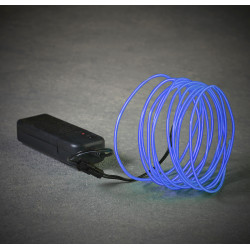 Neon light cordon LED pile 275cm bleu - EDELMAN 