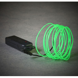 Neon light cordon LED pile 275cm vert - EDELMAN 