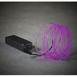 Néon light cordon LED pile 275cm violet - EDELMAN 