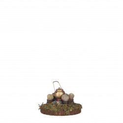 Village ancien accessoires pile 8x8-H5 marron - EDELMAN 