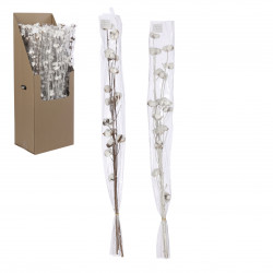 Branche fleurs 95cm blanc. marron - EDELMAN 