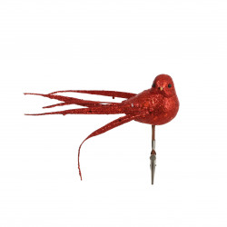 Clip oiseau 14x18 rouge foncé - EDELMAN 