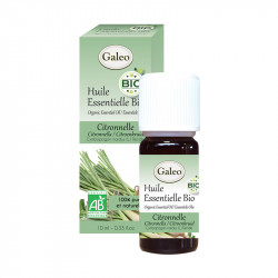 Huile essentielle bio AB citronnelle 10ml - GALEO