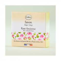 Savon 100g rose ancienne - GALEO 