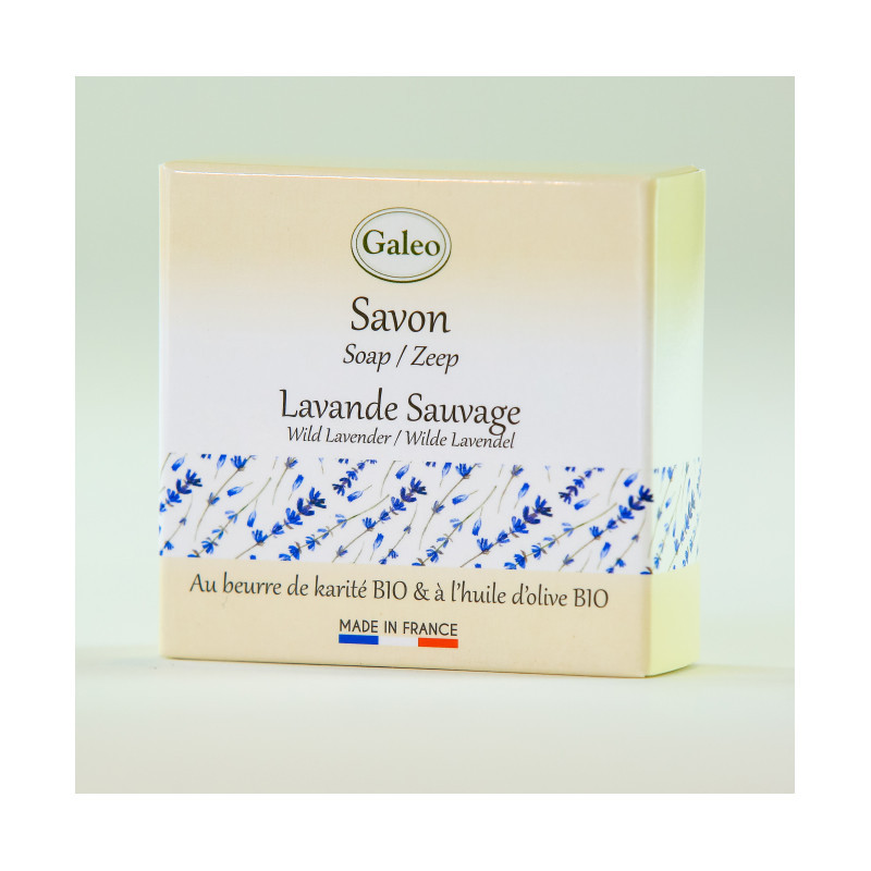 Savon 100g lavande sauvage - GALEO 