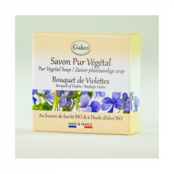Savon 100g bouquet de violettes - GALEO 