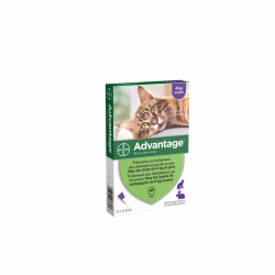 Pipettes antiparasitaires 80 4x0.8ml - ADVANTAGE