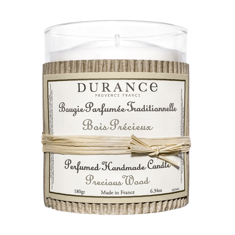 Bougie parfumée 180g bois précieux - DURANCE 