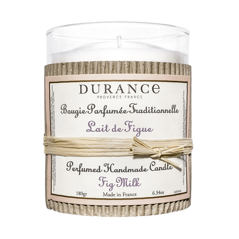 Bougie parfumée 180g lait de figue - DURANCE 