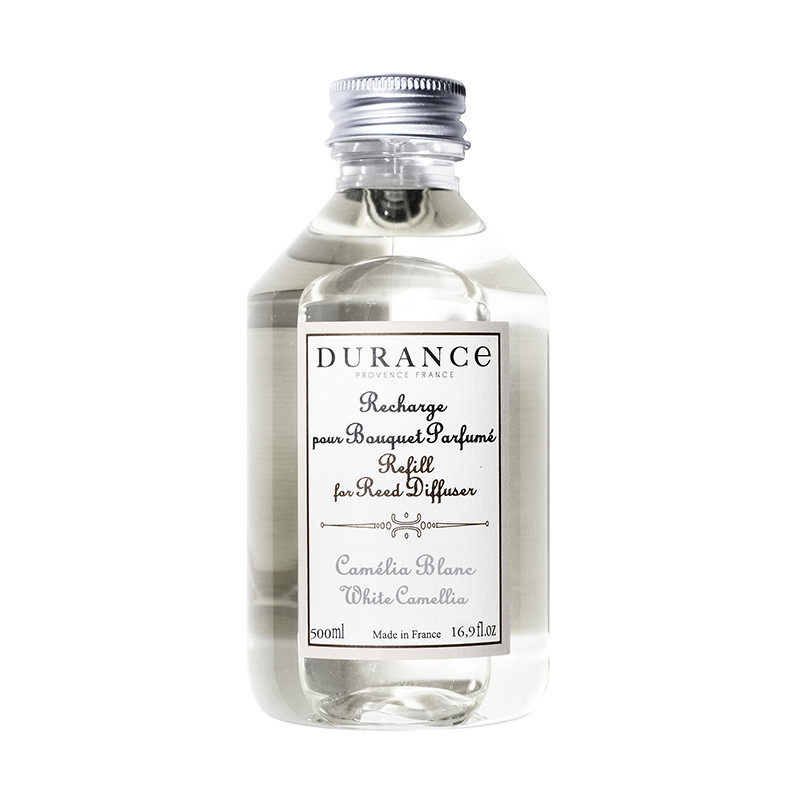 Rech. bouquet parfumé 500ml camélia blanc - DURANCE 