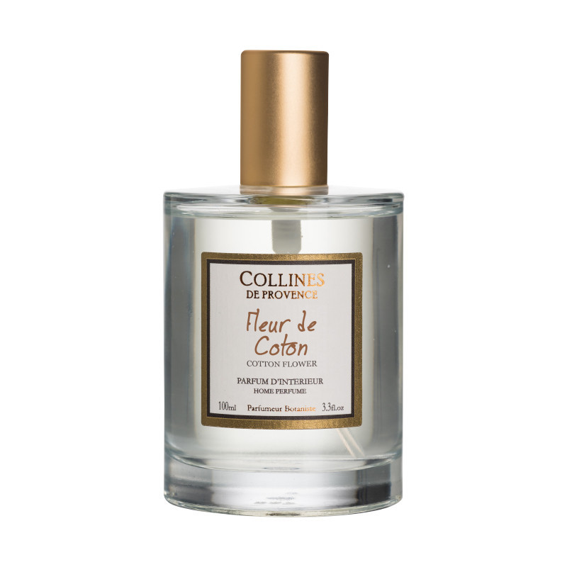 Parfum d'intérieur 100ml fleur de coton - COLLINES DE PROVENCE 
