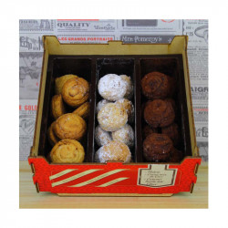 Triplé de macarons ancienne bte 600g - LA FABRIQUE À BISCUITS HONFLEUR 