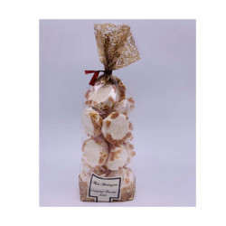 Sachet mini meringues caramel beurre salé 80g - LA FABRIQUE À BISCUITS HONFLEUR 