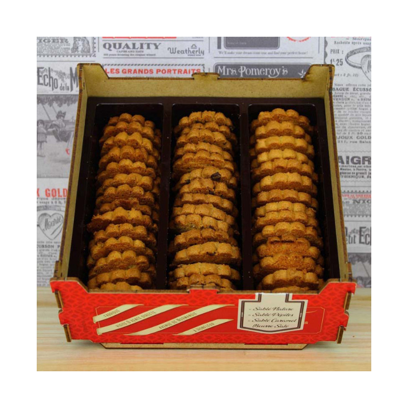 Assortiment 1, 2, 3… sablés bte 480g - LA FABRIQUE À BISCUITS HONFLEUR 