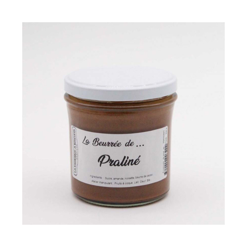 La beurrée praliné 350g - LA FABRIQUE À BISCUITS HONFLEUR 