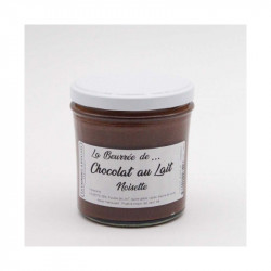 La beurrée chocolat au lait noisette 320g - LA FABRIQUE À BISCUITS HONFLEUR 