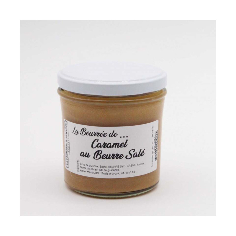 La beurrée caramel beurre salé 330g - LA FABRIQUE À BISCUITS HONFLEUR 