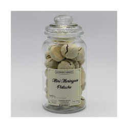 Bonbonnière mini meringues pistache 130g - LA FABRIQUE À BISCUITS HONFLEUR 