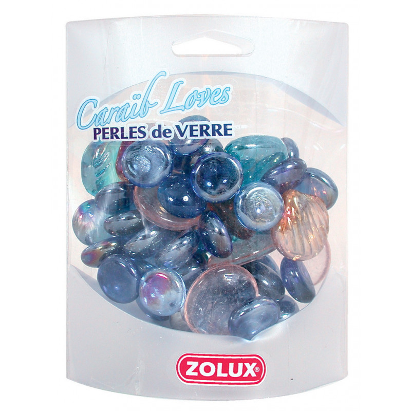 Perles de verre caraib loves - ZOLUX 