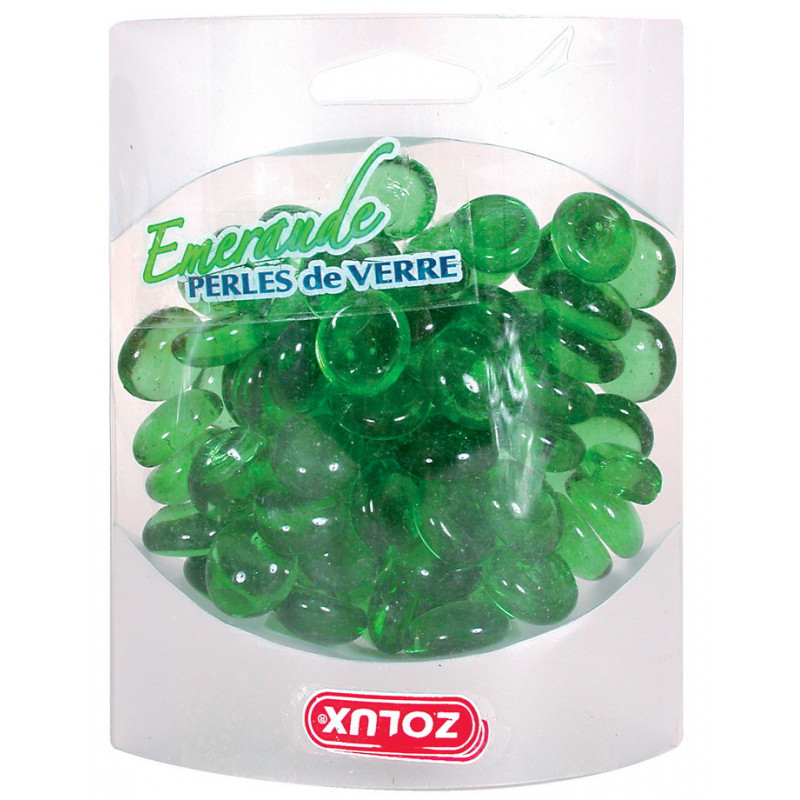 Perle de verre emeraude 400 g - ZOLUX 