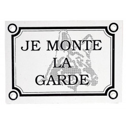 Plaque monte la garde - ZOLUX 