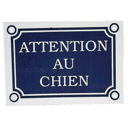 Plaque attention chien - ZOLUX 