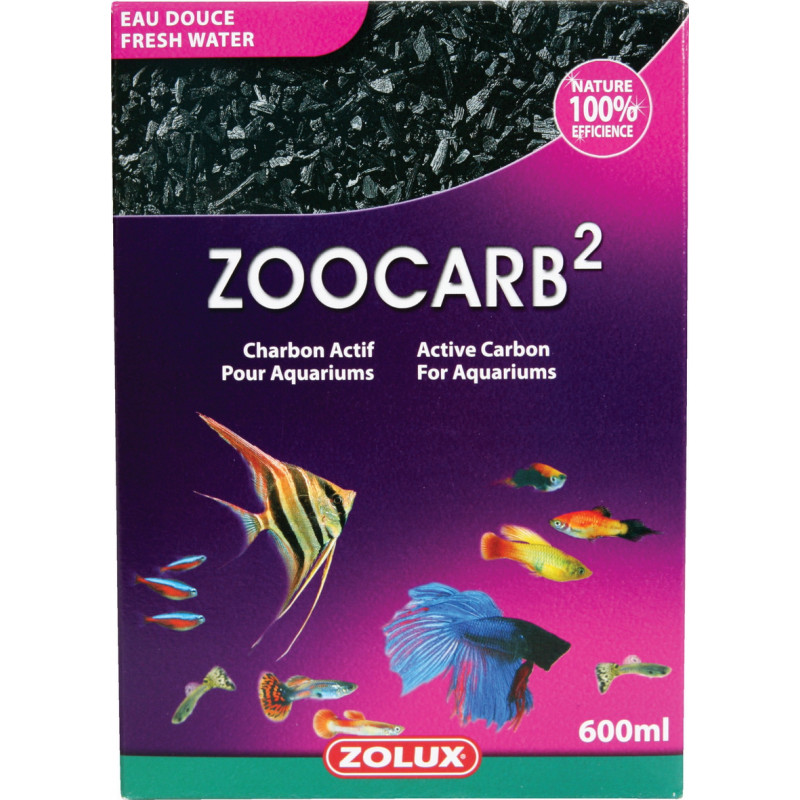 Charbon zoocarb 2 600ml - ZOLUX 