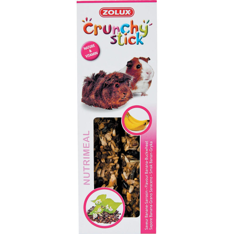 Crunchy stick banane/sarrasin 115g - ZOLUX 