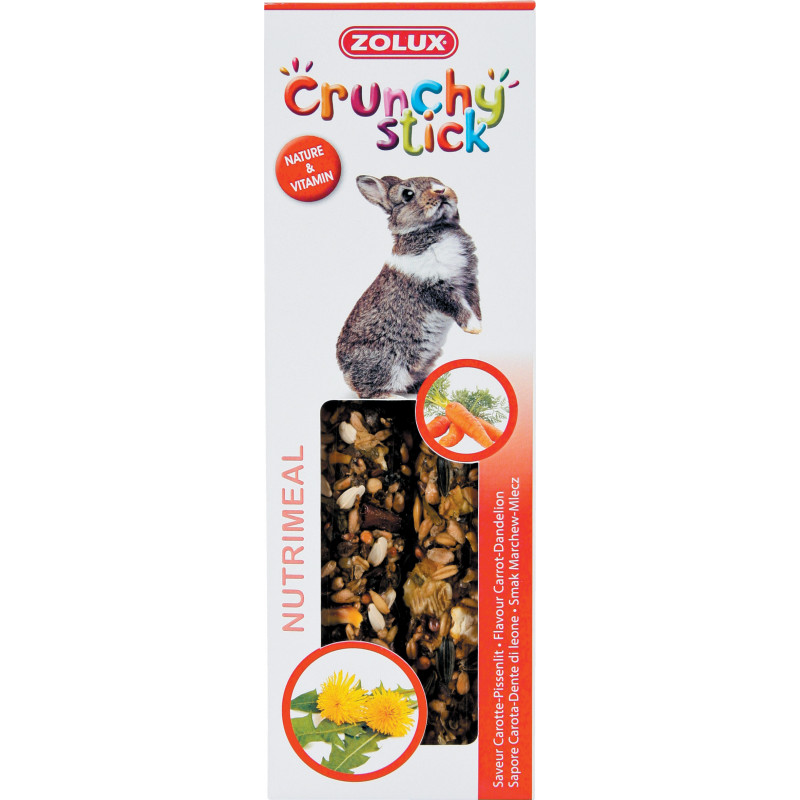 Crunchy stick carotte/piss.115g - ZOLUX 