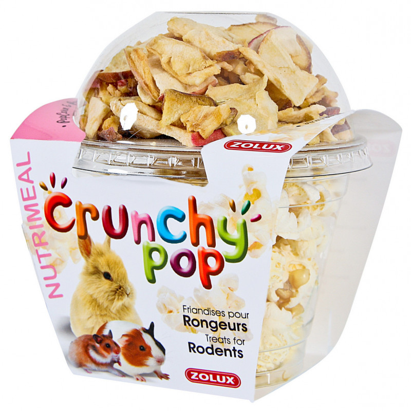 Crunchy pop pomme 33g - ZOLUX 